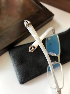 Cody Sanderson    Alloy Falf Frame Glasses Punk Retro Japanese Sven Series Gothic Design Fashion Cool