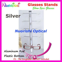 Load image into Gallery viewer, Color Aluminum Alloy Eyewear Glasses Sunglass Store On Counter Display Shelf Rack Stand Show 5pcs eyeglass CK420-5 Free Shipping
