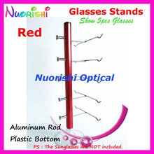 Load image into Gallery viewer, Color Aluminum Alloy Eyewear Glasses Sunglass Store On Counter Display Shelf Rack Stand Show 5pcs eyeglass CK420-5 Free Shipping