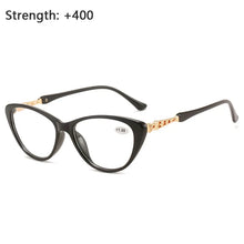 Load image into Gallery viewer, Color Computer Goggles Diopter +1.0~+4.0 Cat Eye Reading Glasses Hyperopia Glasses HD Gradient Presbyopic Eyeglasses