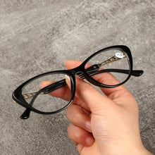 Load image into Gallery viewer, Color Computer Goggles Diopter +1.0~+4.0 Cat Eye Reading Glasses Hyperopia Glasses HD Gradient Presbyopic Eyeglasses