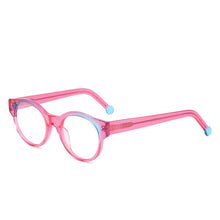Load image into Gallery viewer, Colorful Transparent Acetate Eyeglasses Women Oval Handmade Trend Glasses Frames Optical Prescription Spectacles VA6503