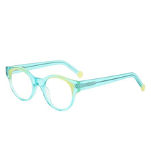 Load image into Gallery viewer, Colorful Transparent Acetate Eyeglasses Women Oval Handmade Trend Glasses Frames Optical Prescription Spectacles VA6503