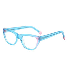 Load image into Gallery viewer, Colorful Transparent Thick Acetate Eyeglasses Women Oval Trend Brand Design Glasses Frame Prescription Spectacles VA6006