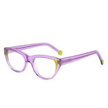 Load image into Gallery viewer, Colorful Transparent Thick Acetate Eyeglasses Women Oval Trend Brand Design Glasses Frame Prescription Spectacles VA6006