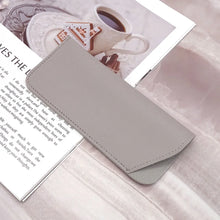 Load image into Gallery viewer, Convenient Anti Pressure PU Leather Sunglasses Storage Bag Spectacle Case Glasses Case Protective Cover Hanging Eyewear Holder