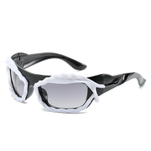 Carica l'immagine nel visualizzatore di Gallery, Cool Futuristic Sunglasses Women Brand Design Irregular Candy Colors Hip Hop Sunglasses Girl Y2K Steampunk 2000'S Goggle