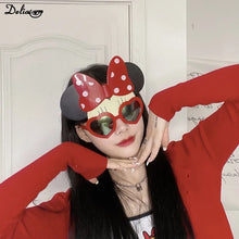 Load image into Gallery viewer, Creative Vertical Middle Finger Glasses Decoration Props Funny Sunglasses Dance Party Performance Selfie Props Glasses