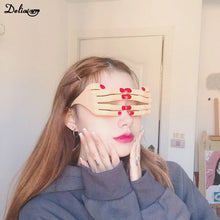 Load image into Gallery viewer, Creative Vertical Middle Finger Glasses Decoration Props Funny Sunglasses Dance Party Performance Selfie Props Glasses