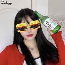 Load image into Gallery viewer, Creative Vertical Middle Finger Glasses Decoration Props Funny Sunglasses Dance Party Performance Selfie Props Glasses