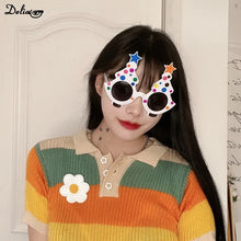 Load image into Gallery viewer, Creative Vertical Middle Finger Glasses Decoration Props Funny Sunglasses Dance Party Performance Selfie Props Glasses