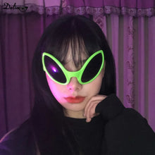 Load image into Gallery viewer, Creative Vertical Middle Finger Glasses Decoration Props Funny Sunglasses Dance Party Performance Selfie Props Glasses