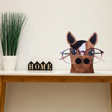 Creative Wooden Hand Carve Animal Glasses Display Sunglasses Wooden Stand Eyeglasses Show Stand Animal Glasses Rack