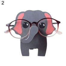 Load image into Gallery viewer, Creative Wooden Hand Carve Animal Glasses Display Sunglasses Wooden Stand Eyeglasses Show Stand Animal Glasses Rack