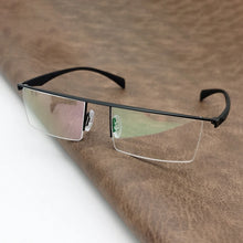Carica l&#39;immagine nel visualizzatore di Gallery, Cubojue 155mm Oversized Myopia Glasses Male Women Business Eyeglasses Frame Men Anti Blue Light -100 150 200 250 300 Wide Big