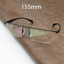 Carica l&#39;immagine nel visualizzatore di Gallery, Cubojue 155mm Oversized Myopia Glasses Male Women Business Eyeglasses Frame Men Anti Blue Light -100 150 200 250 300 Wide Big