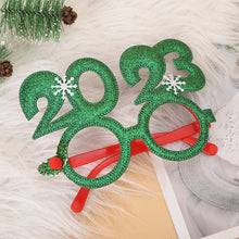 Load image into Gallery viewer, Cute Cartoon Non-woven Fabric Christmas Party Funny Glasses for Kids Women Men Santa Claus Christmas Tree 2024  Year Gift