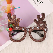 Load image into Gallery viewer, Cute Cartoon Non-woven Fabric Christmas Party Funny Glasses for Kids Women Men Santa Claus Christmas Tree 2024  Year Gift