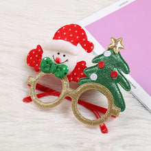 Load image into Gallery viewer, Cute Cartoon Non-woven Fabric Christmas Party Funny Glasses for Kids Women Men Santa Claus Christmas Tree 2024  Year Gift
