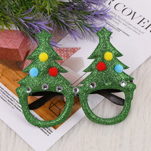 Load image into Gallery viewer, Cute Cartoon Non-woven Fabric Christmas Party Funny Glasses for Kids Women Men Santa Claus Christmas Tree 2024  Year Gift
