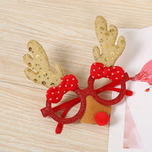 Load image into Gallery viewer, Cute Cartoon Non-woven Fabric Christmas Party Funny Glasses for Kids Women Men Santa Claus Christmas Tree 2024  Year Gift