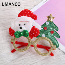 Load image into Gallery viewer, Cute Cartoon Non-woven Fabric Christmas Party Funny Glasses for Kids Women Men Santa Claus Christmas Tree 2024  Year Gift