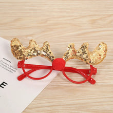 Load image into Gallery viewer, Cute Cartoon Non-woven Fabric Christmas Party Funny Glasses for Kids Women Men Santa Claus Christmas Tree 2024  Year Gift
