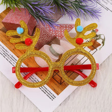 Load image into Gallery viewer, Cute Cartoon Non-woven Fabric Christmas Party Funny Glasses for Kids Women Men Santa Claus Christmas Tree 2024  Year Gift