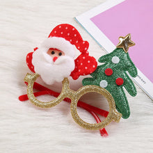 Load image into Gallery viewer, Cute Cartoon Non-woven Fabric Christmas Party Funny Glasses for Kids Women Men Santa Claus Christmas Tree 2024  Year Gift