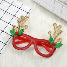 Load image into Gallery viewer, Cute Cartoon Non-woven Fabric Christmas Party Funny Glasses for Kids Women Men Santa Claus Christmas Tree 2024  Year Gift
