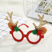 Load image into Gallery viewer, Cute Cartoon Non-woven Fabric Christmas Party Funny Glasses for Kids Women Men Santa Claus Christmas Tree 2024  Year Gift