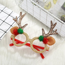 Load image into Gallery viewer, Cute Cartoon Non-woven Fabric Christmas Party Funny Glasses for Kids Women Men Santa Claus Christmas Tree 2024  Year Gift