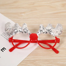 Load image into Gallery viewer, Cute Cartoon Non-woven Fabric Christmas Party Funny Glasses for Kids Women Men Santa Claus Christmas Tree 2024  Year Gift