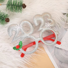 Load image into Gallery viewer, Cute Cartoon Non-woven Fabric Christmas Party Funny Glasses for Kids Women Men Santa Claus Christmas Tree 2024  Year Gift