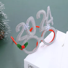 Load image into Gallery viewer, Cute Cartoon Non-woven Fabric Christmas Party Funny Glasses for Kids Women Men Santa Claus Christmas Tree 2024  Year Gift