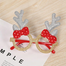 Load image into Gallery viewer, Cute Cartoon Non-woven Fabric Christmas Party Funny Glasses for Kids Women Men Santa Claus Christmas Tree 2024  Year Gift
