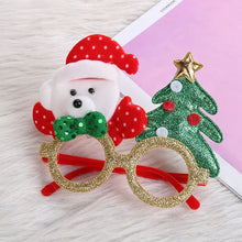 Load image into Gallery viewer, Cute Cartoon Non-woven Fabric Christmas Party Funny Glasses for Kids Women Men Santa Claus Christmas Tree 2024  Year Gift