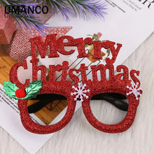Load image into Gallery viewer, Cute Cartoon Non-woven Fabric Christmas Party Funny Glasses for Kids Women Men Santa Claus Christmas Tree 2024  Year Gift