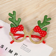Load image into Gallery viewer, Cute Cartoon Non-woven Fabric Christmas Party Funny Glasses for Kids Women Men Santa Claus Christmas Tree 2024  Year Gift
