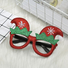 Load image into Gallery viewer, Cute Cartoon Non-woven Fabric Christmas Party Funny Glasses for Kids Women Men Santa Claus Christmas Tree 2024  Year Gift