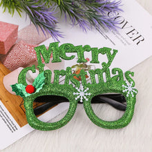 Load image into Gallery viewer, Cute Cartoon Non-woven Fabric Christmas Party Funny Glasses for Kids Women Men Santa Claus Christmas Tree 2024  Year Gift