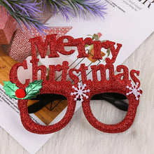 Load image into Gallery viewer, Cute Cartoon Non-woven Fabric Christmas Party Funny Glasses for Kids Women Men Santa Claus Christmas Tree 2024  Year Gift