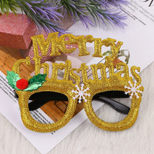 Load image into Gallery viewer, Cute Cartoon Non-woven Fabric Christmas Party Funny Glasses for Kids Women Men Santa Claus Christmas Tree 2024  Year Gift