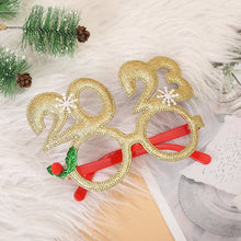 Load image into Gallery viewer, Cute Cartoon Non-woven Fabric Christmas Party Funny Glasses for Kids Women Men Santa Claus Christmas Tree 2024  Year Gift