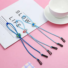 Carica l&#39;immagine nel visualizzatore di Gallery, Cute Elastic Neck Strap Cartoon Kids Glasses Chain Eyeglass Holder Glasses Band Strap Child Eyewear Cord