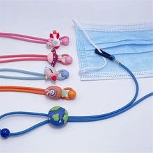Carica l&#39;immagine nel visualizzatore di Gallery, Cute Elastic Neck Strap Cartoon Kids Glasses Chain Eyeglass Holder Glasses Band Strap Child Eyewear Cord