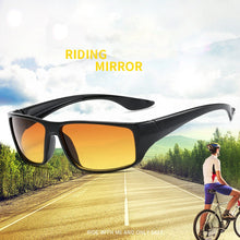 Carica l&#39;immagine nel visualizzatore di Gallery, Cycling Sunglasses Women and Men Driving Goggles UV400 Outdoor Sports Hiking Sunglasses Anti-Glare Yellow Night Driving Glasses
