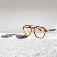 Load image into Gallery viewer, DB High Street Round Flip Sunglasses Men Classical Acetate Handmade Designer Eyeglasses Luxury Brand Original Women Eyewear