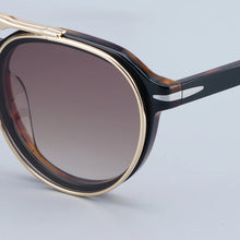 Load image into Gallery viewer, DB High Street Round Flip Sunglasses Men Classical Acetate Handmade Designer Eyeglasses Luxury Brand Original Women Eyewear