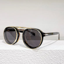Load image into Gallery viewer, DB High Street Round Flip Sunglasses Men Classical Acetate Handmade Designer Eyeglasses Luxury Brand Original Women Eyewear